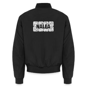 Cadeau pour Nalea - Bomber unisexe - noir - Dos - AI Model Male 185 light (185cm)
