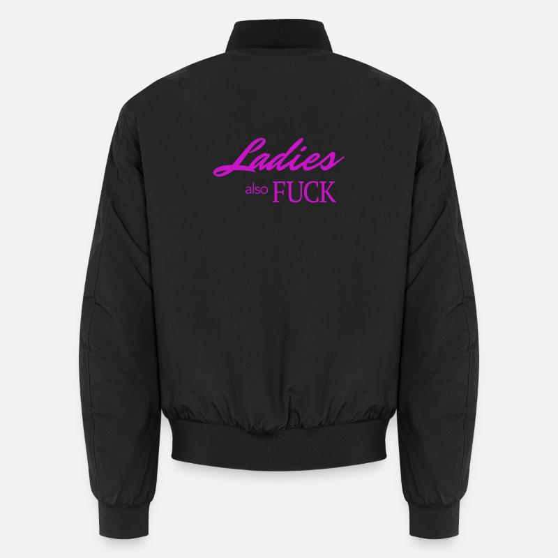 Damen vögeln auch - Unisex Bomberjacke - Schwarz