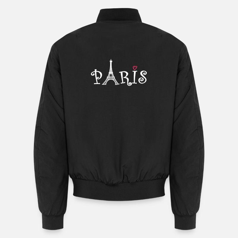 Paris (Paris) - Unisex Bomberjacke - Schwarz