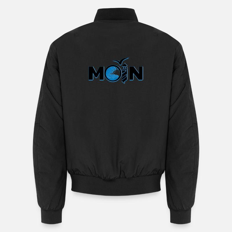 Moin North German - Unisex Bomber Jacket - black