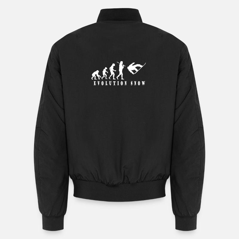 Evolution Schnee für Snowboarder Unisex Bomberjacke