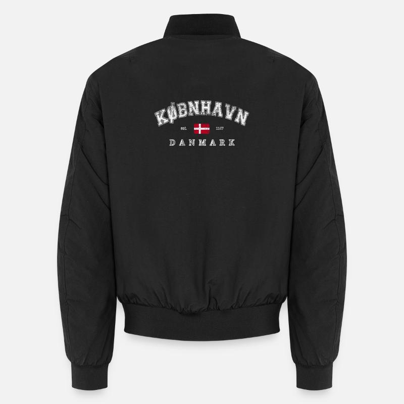 Copenhagen Denmark Unisex Bomber Jacket