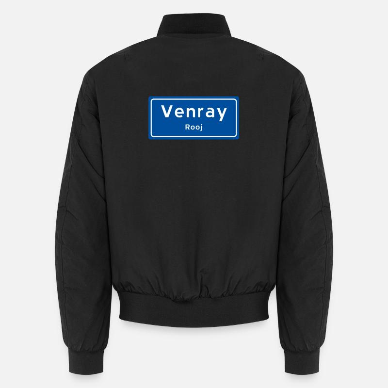 Ortsschild von Venray Unisex Bomberjacke