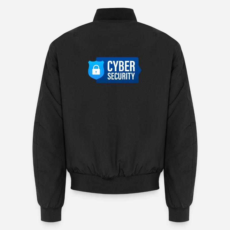Cybersicherheit, Computer - Unisex Bomberjacke - Schwarz