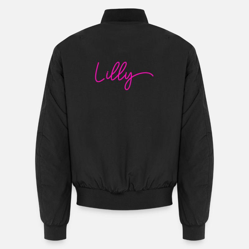 Lilly - Unisex Bomberjacke - Schwarz