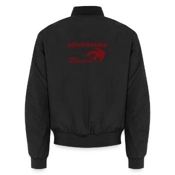 AVENTURE EN SNOWBOARD - Bomber unisexe - noir - Dos - AI Model Male 185 light (185cm)