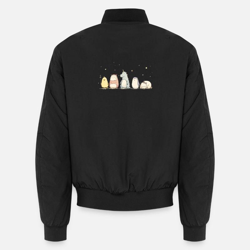 Cutie army - Unisex Bomber Jacket - black
