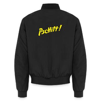 Pschitt Citron - Bomber unisexe - noir - Dos - AI Model Male 185 light (185cm)