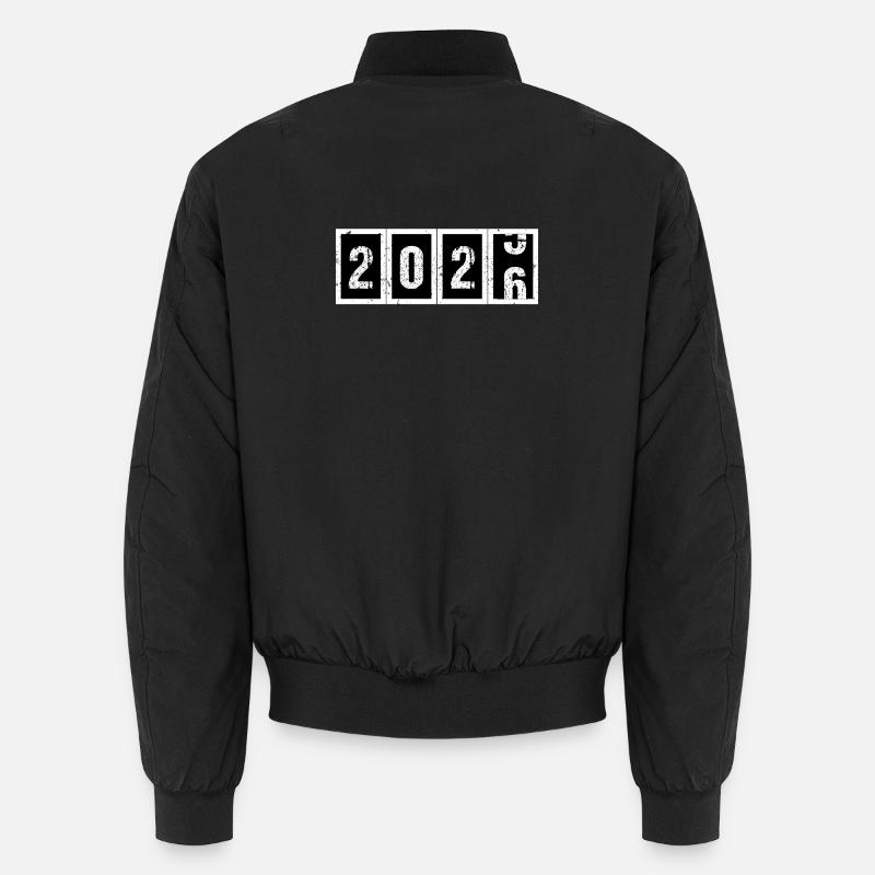 Year 2026 - Unisex Bomber Jacket - black