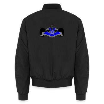 Bolid - Unisex Bomberjacke - Schwarz - Hinten - AI Model Male 185 light (185cm)