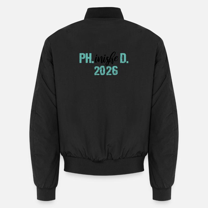 Doktor 2026 Abschluss Philister Dissertation Phd Unisex Bomberjacke