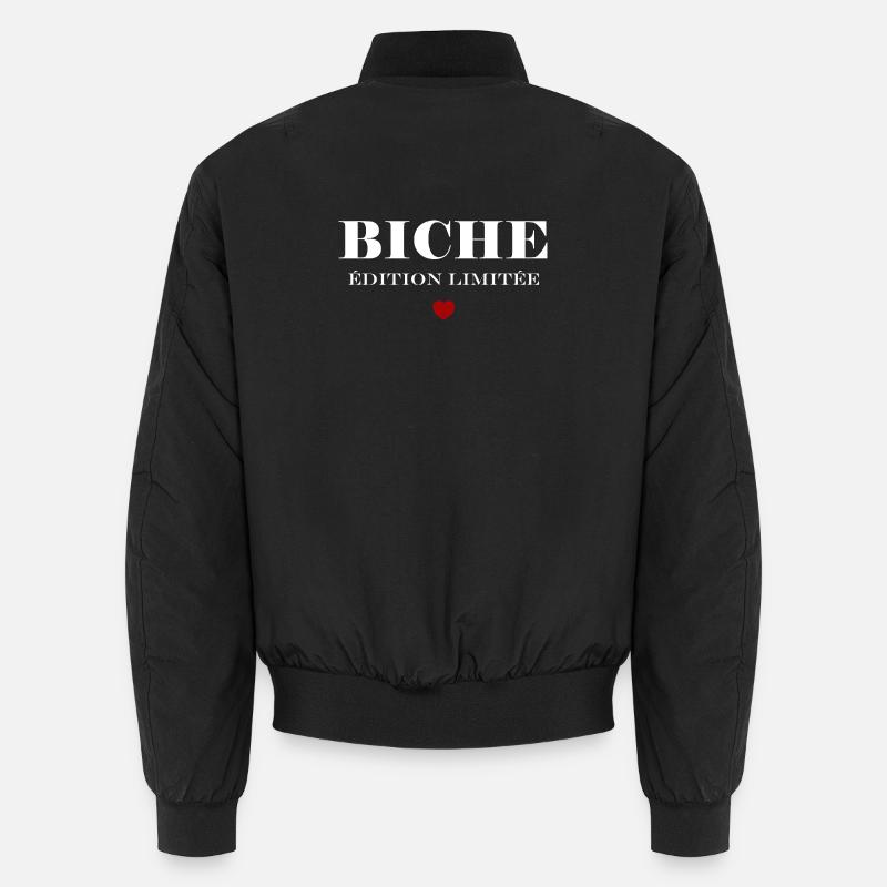 Hirschkuh - Unisex Bomberjacke - Schwarz