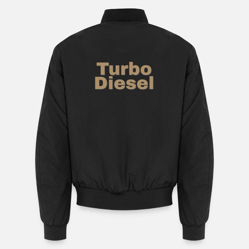 Turbo Diesel - Unisex Bomber Jacket - black