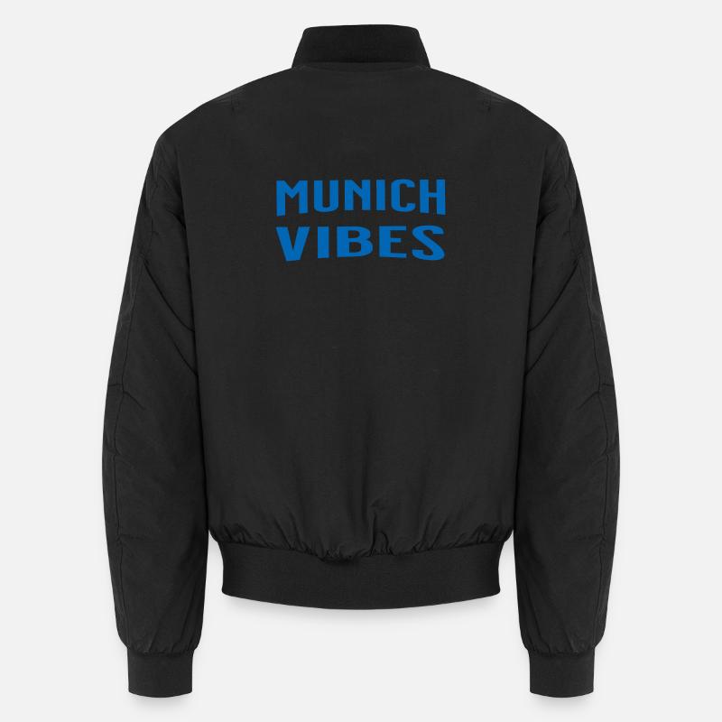 Munich Vibes - Unisex Bomberjacke - Schwarz