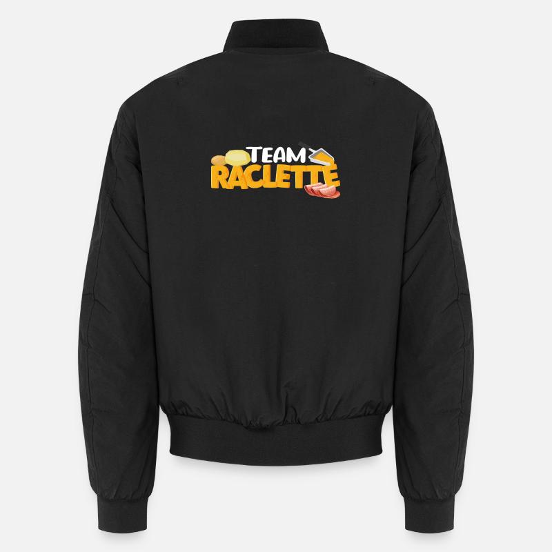 Team raclette Funny quote Raclette gift Unisex Bomber Jacket