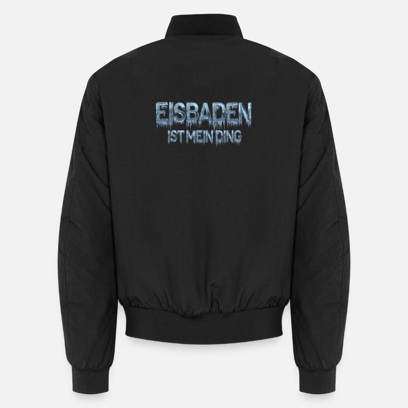 Eisbaden ist mein Ding Unisex Bomberjacke