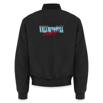 Mallorca Valldemossa - Unisex Bomberjacke - Schwarz - Hinten - AI Model Male 185 light (185cm)