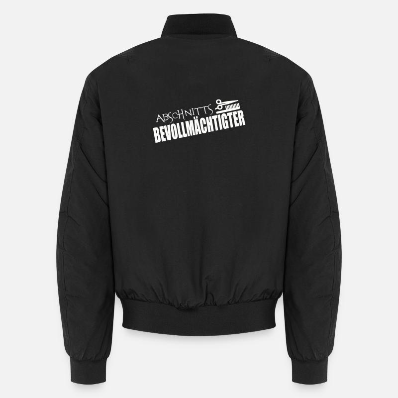 ABSCHNITTSBEVOLLMÄCHTIGTER - Unisex Bomberjacke - Schwarz