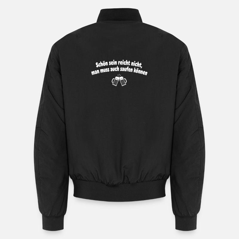 Cheers Skill instead of appearance - Unisex Bomber Jacket - black