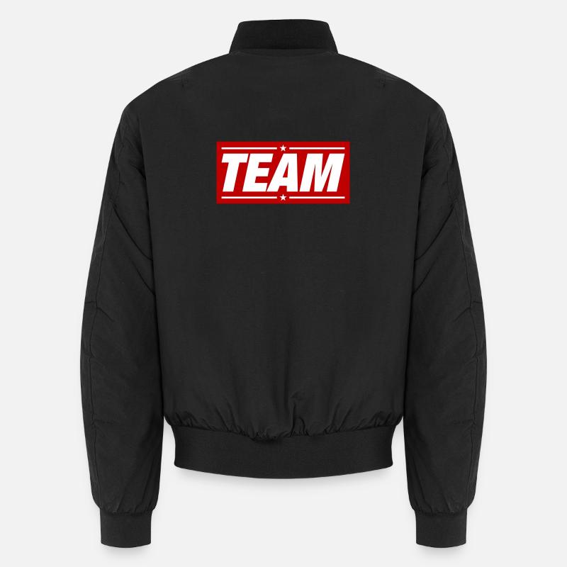 Team Design - Unisex Bomberjacke - Schwarz