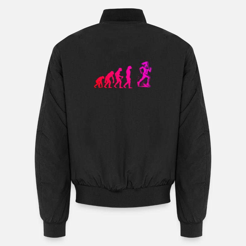 Charakterstarkes Running Design Unisex Bomberjacke