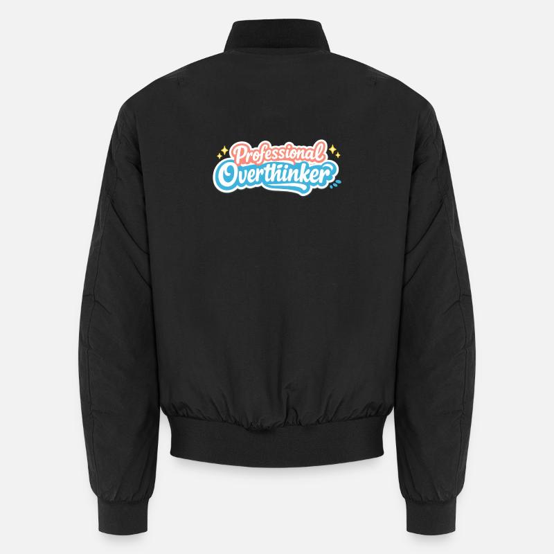 VINTAGE PROFESSIONNEL DE OVERTHINKER Bomber unisexe