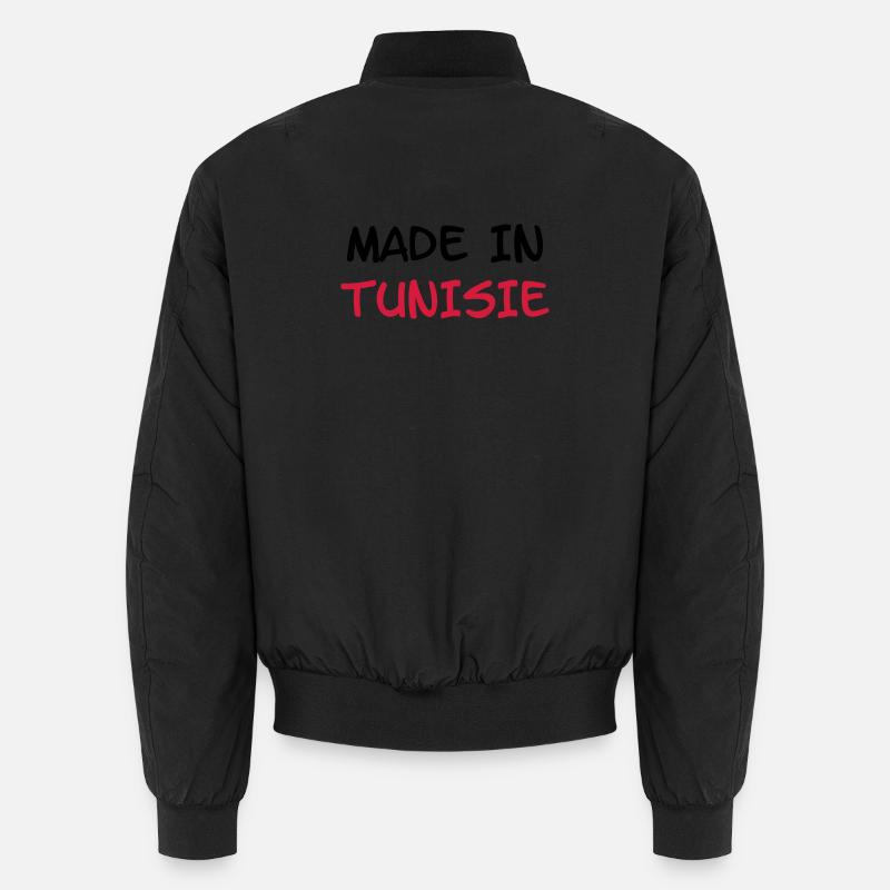 Made in Tunisie - Unisex Bomberjacke - Schwarz