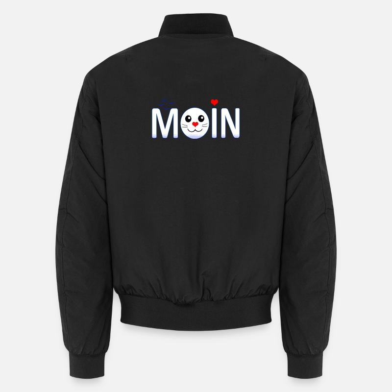 Moin Moin - Unisex Bomber Jacket - black