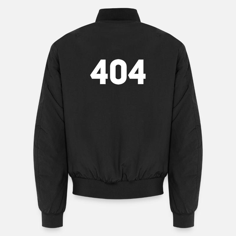 404 not found - Unisex Bomber Jacket - black