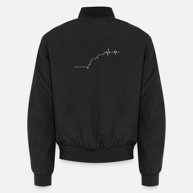 TrendPulse Rallye-Diagramm Unisex Bomberjacke