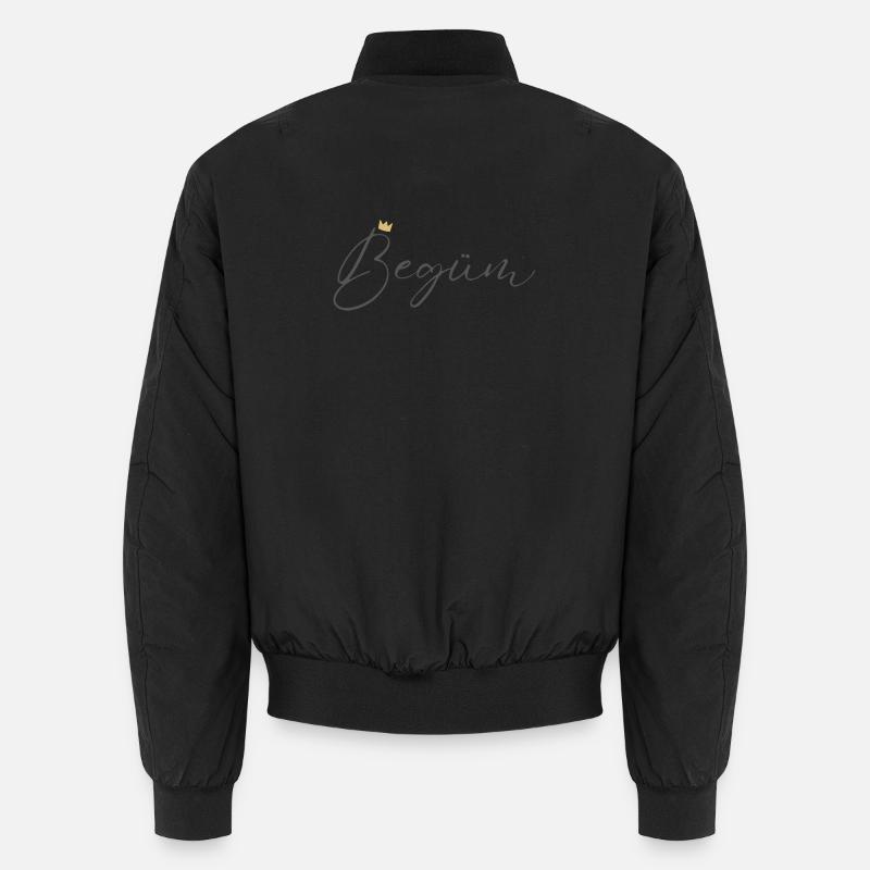Begüm Prinzessin Krone Mädchen Ästhetik Shirt Unisex Bomberjacke