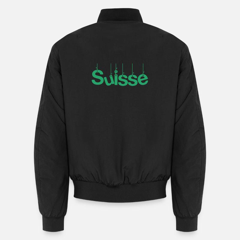 SCHWEIZ. LAND. GENF Unisex Bomberjacke