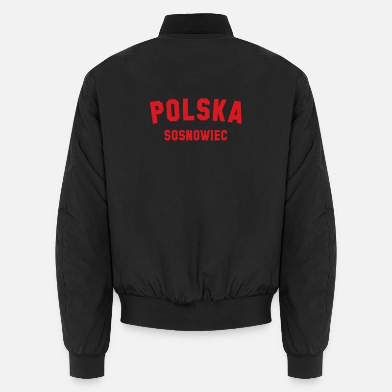 SOSNOWIEC Polska Polen - Unisex Bomberjacke - Schwarz
