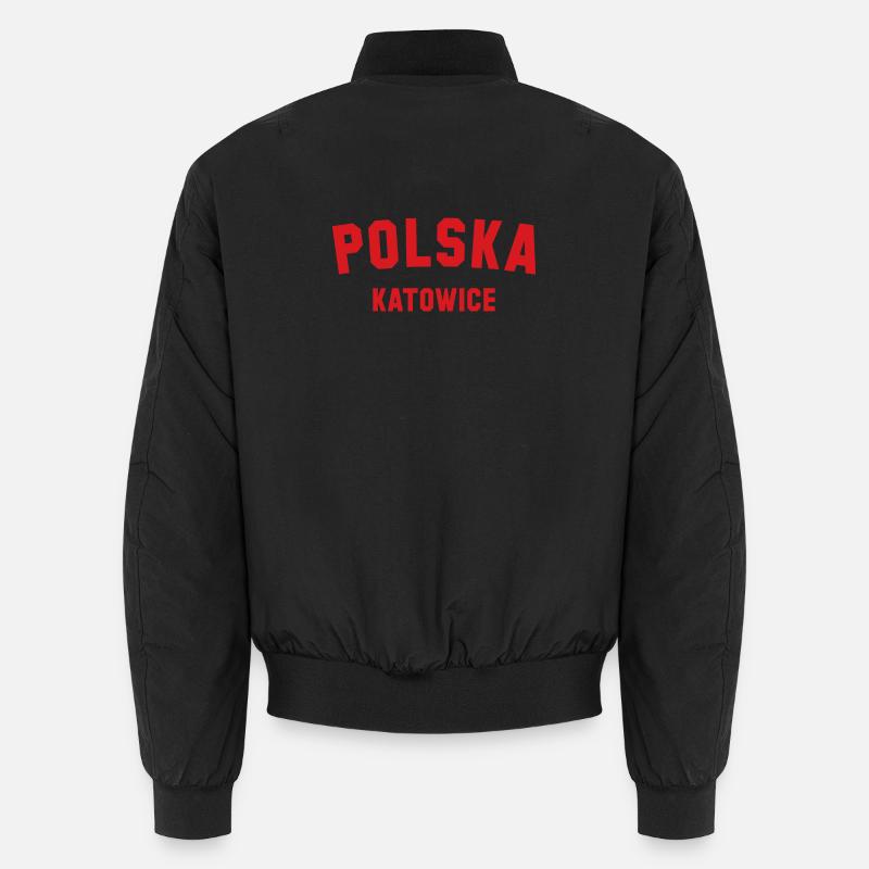 KATOWICE Polska Polen - Unisex Bomberjacke - Schwarz