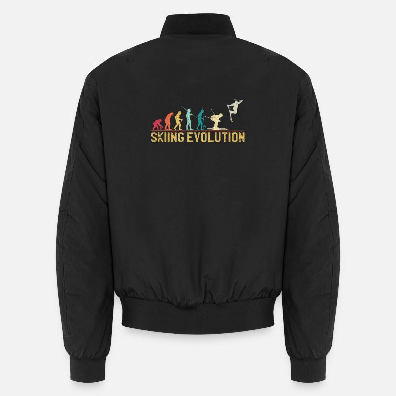 Ski-Evolution: Von den ersten Schritten zum Freestyle Unisex Bomberjacke