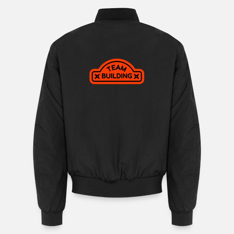 Teambuilding-Logodesign Unisex Bomberjacke