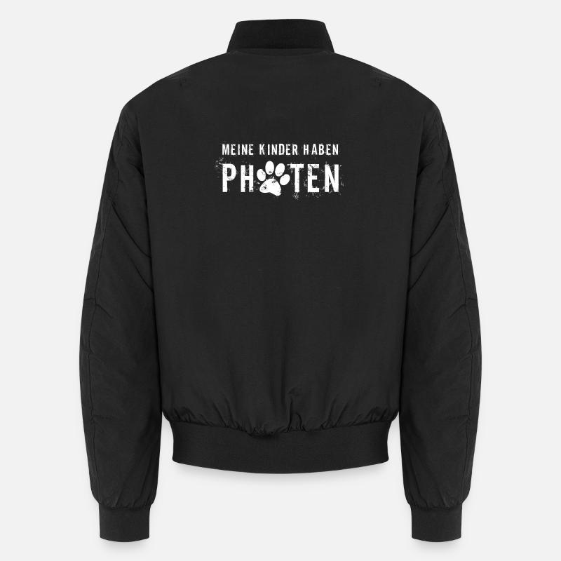 My children have paws Unisex Bomber Jacket