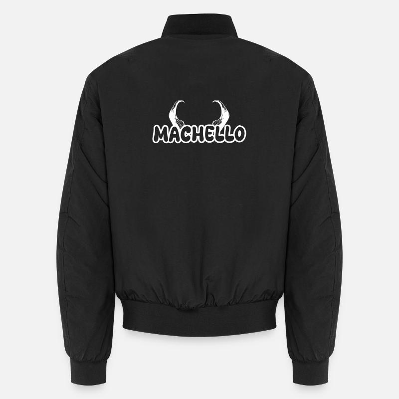 Machello - Unisex Bomberjacke - Schwarz