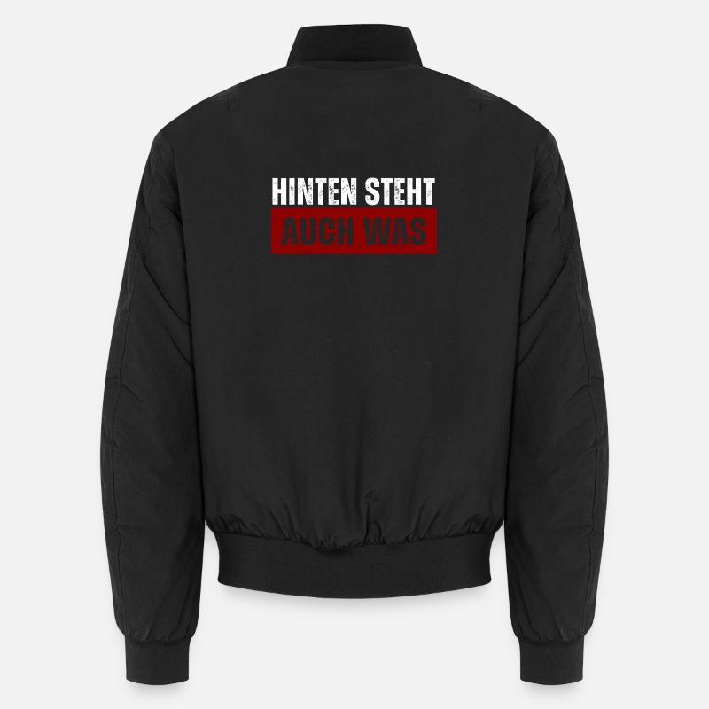 Hinten Steht Auch Was Unisex Bomberjacke