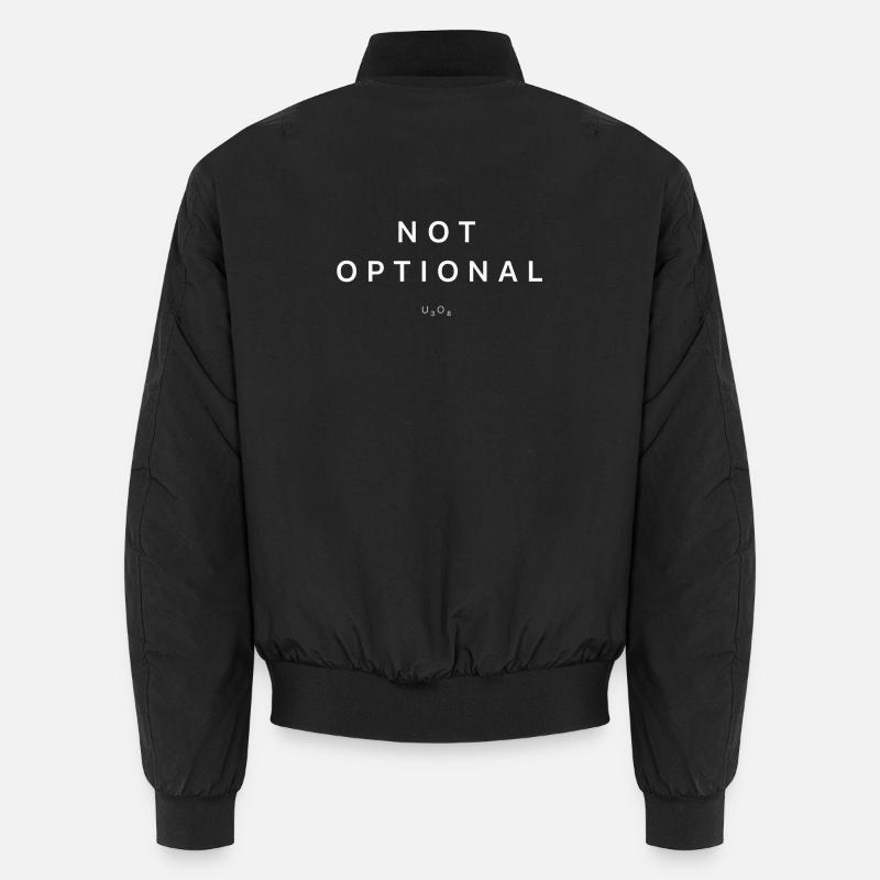 Chemise Uranium Investor Not Optional - Bomber unisexe - noir