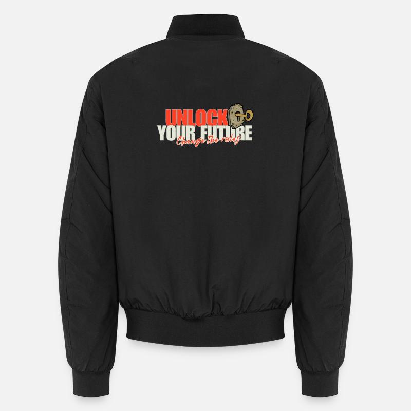Unlock Your Future Rules Unisex Bomber Jacket
