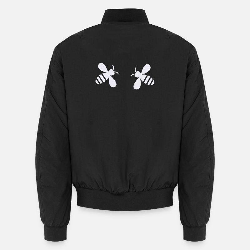 Silhouettes d’abeilles Bomber unisexe