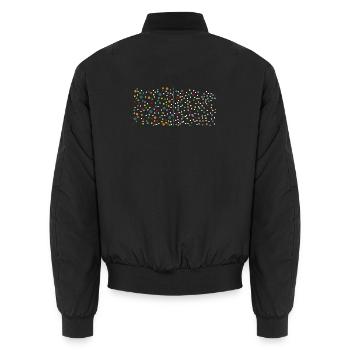 OSMOSIS - Unisex Bomberjacke - Schwarz - Hinten - AI Model Male 185 light (185cm)