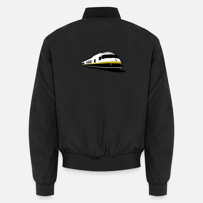 TRAIN - Zug - Chemin de fer - Unisex Bomberjacke - Schwarz