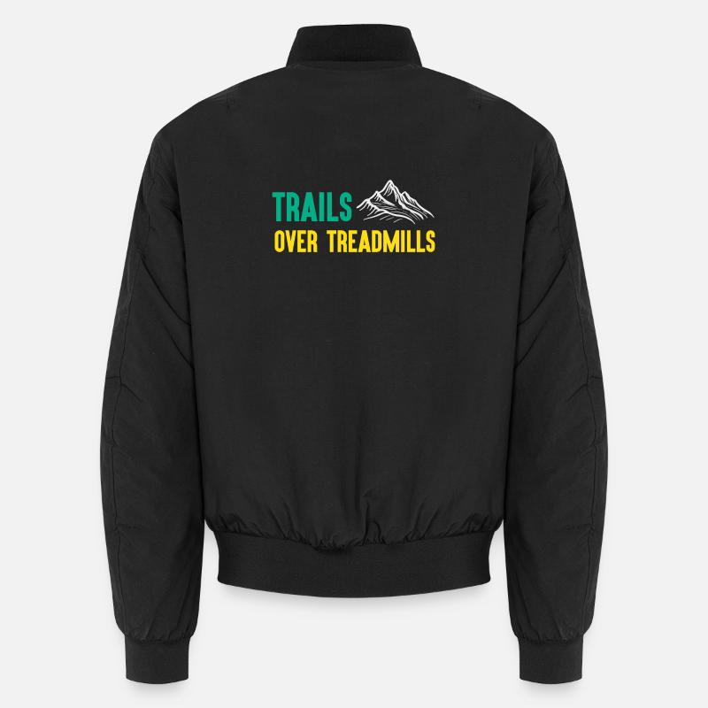 Trailrunning - Trails über Laufbänder Unisex Bomberjacke