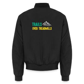 Trail Running - Sentiers sur tapis roulants - Bomber unisexe - noir - Dos - AI Model Male 185 light (185cm)