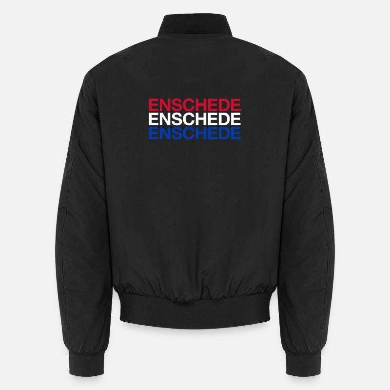 ENSCHEDE Netherlands Niederlande Flgge - Unisex Bomber Jacket - black