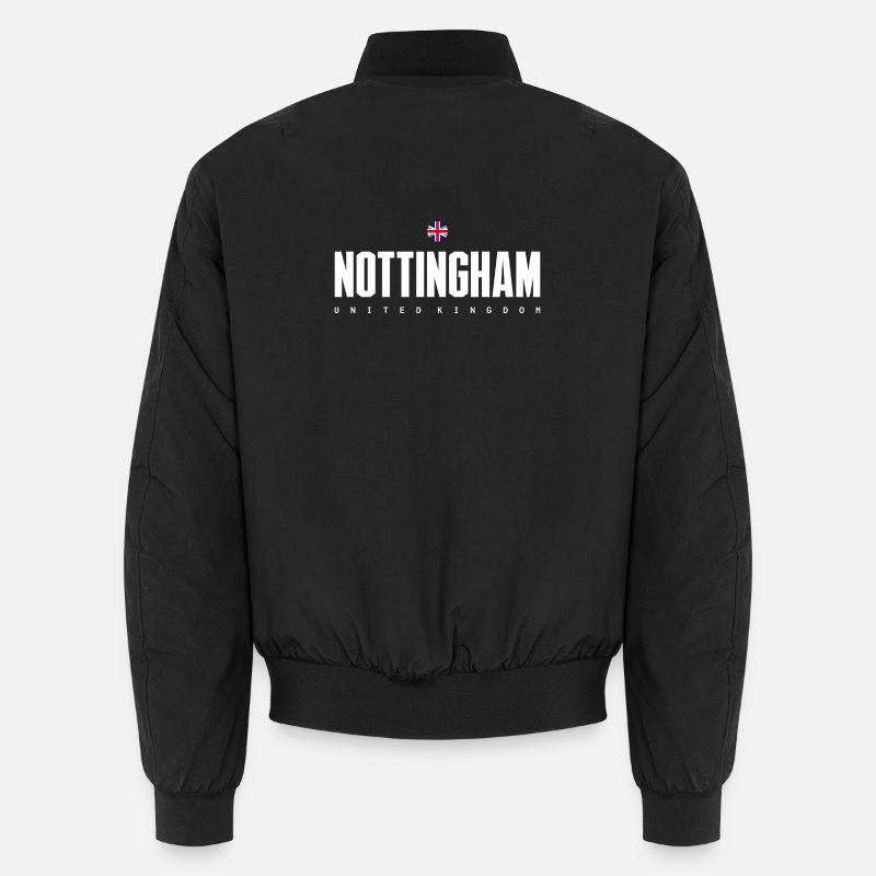 Nottingham City Emblem Unisex Bomber Jacket