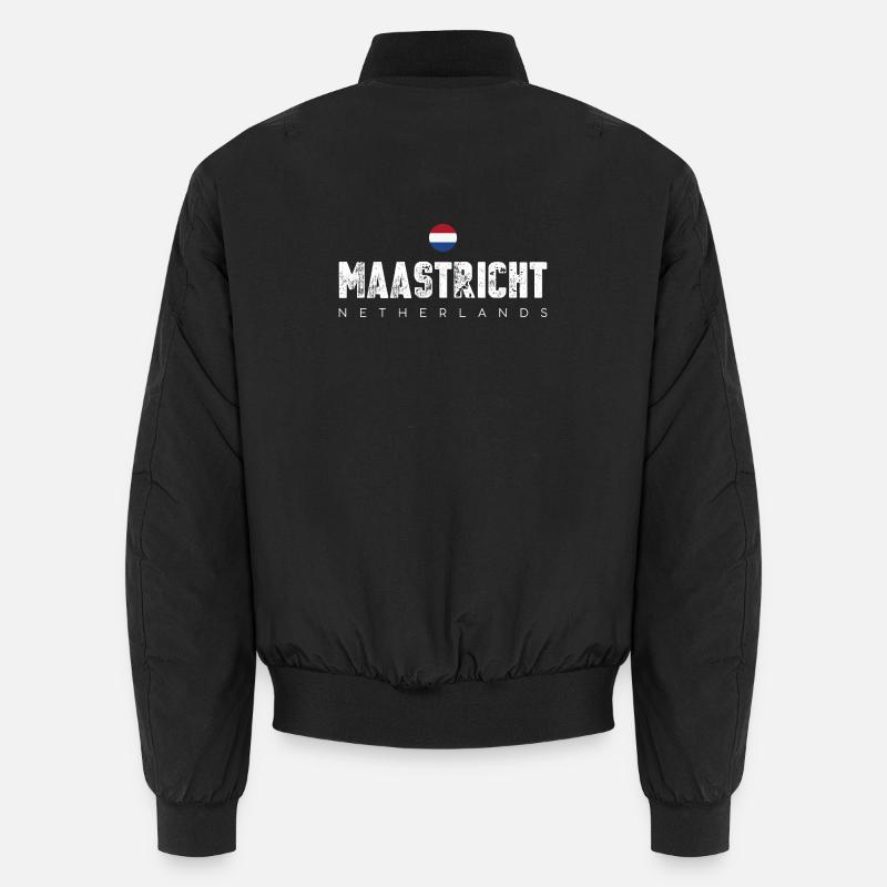 Maastricht - Unisex Bomber Jacket - black