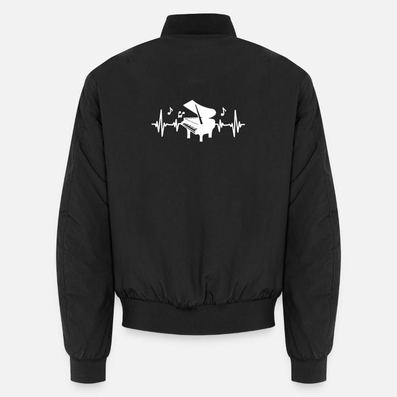 Piano Pianist Unisex Bomberjacke